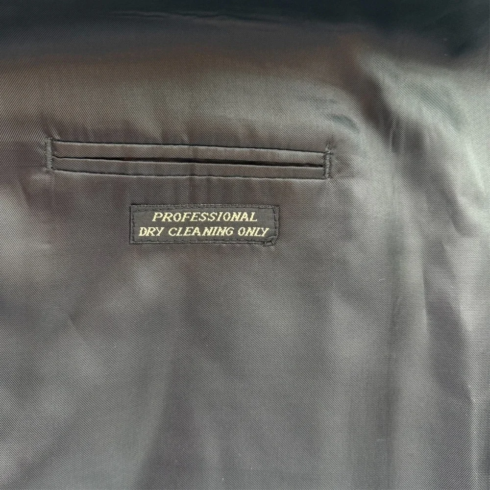 Petrocelli Roger Stuart Mens Black Suit 50L Wool Cashmere Blazer‎ Pants Classic